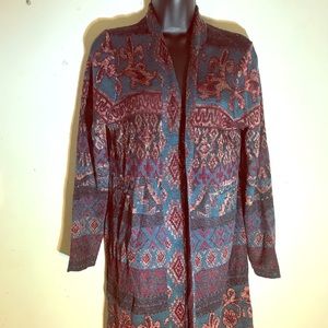 Regal jacquard cardigan